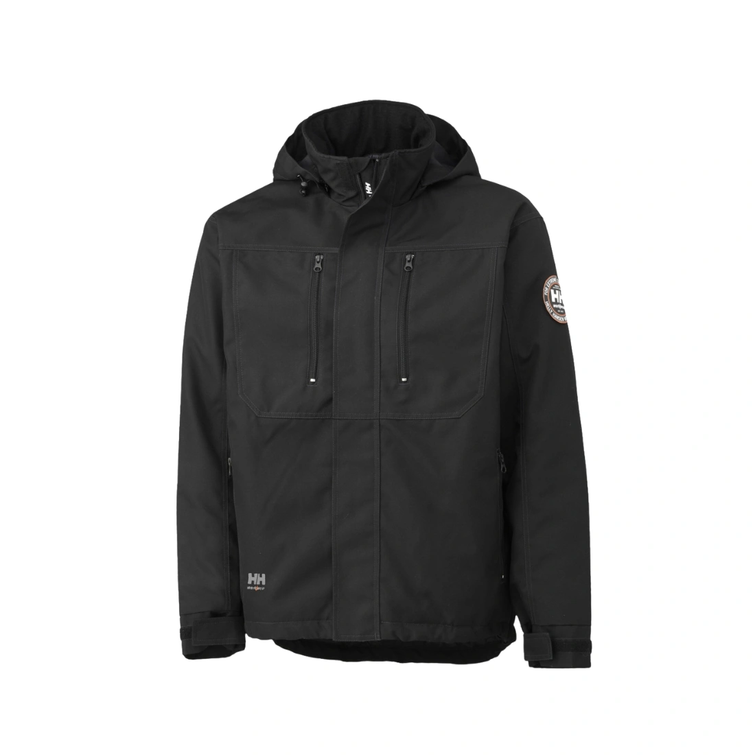 76201 990 manteau de travail helly hanson berg, noir securite plus mode